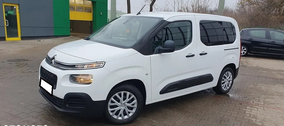 Citroen Berlingo cena 42900 przebieg: 216000, rok produkcji 2019 z Warszawa małe 106